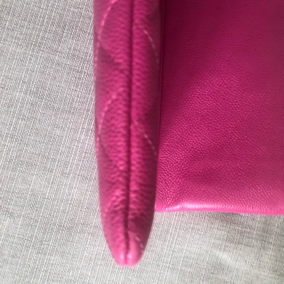 Chanel flap pink caviar clutch - Picture 4 of 7